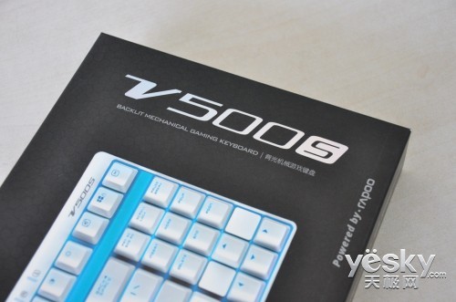 雷柏V500S全无冲全背光游戏键盘拆解评测