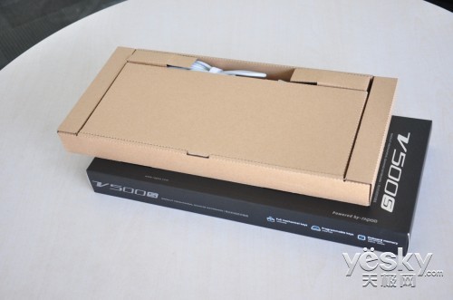 雷柏V500S全无冲全背光游戏键盘拆解评测