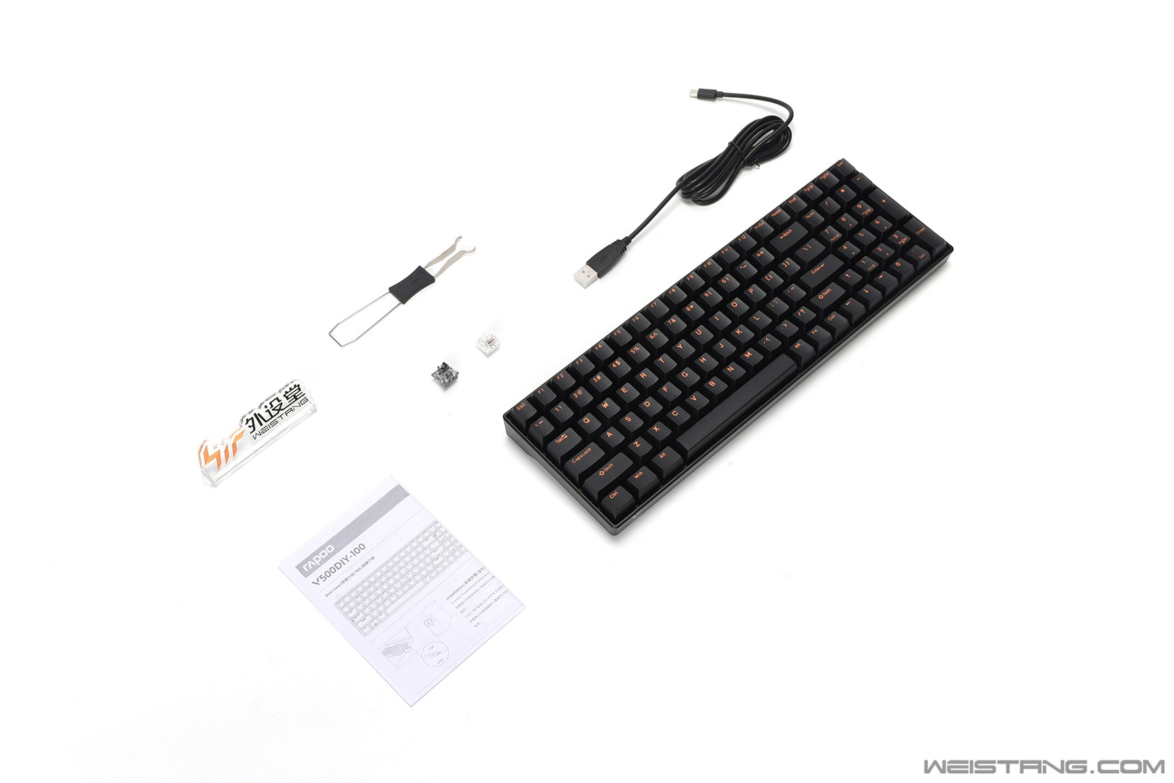 v500l v700s_雷柏线性银轴键盘_雷柏V500DIY-100热插拔机械键盘