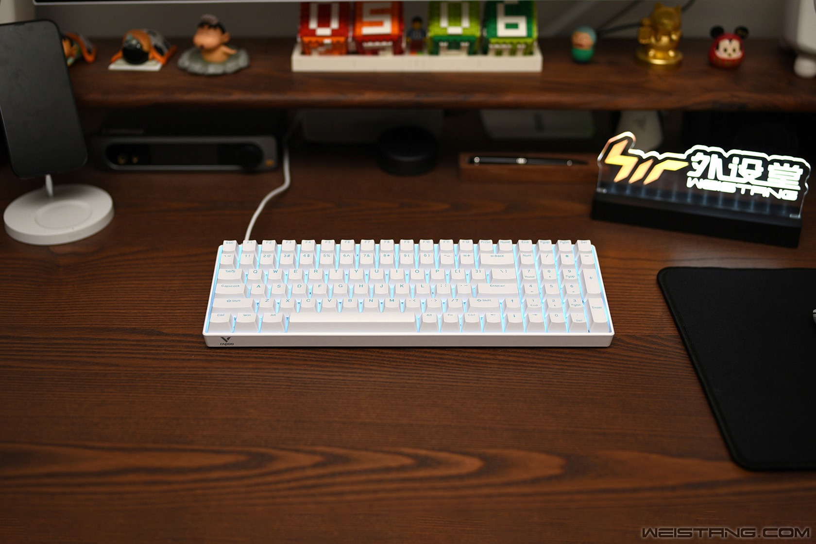 雷柏线性银轴键盘_雷柏V500DIY-100热插拔机械键盘_v500l v700s