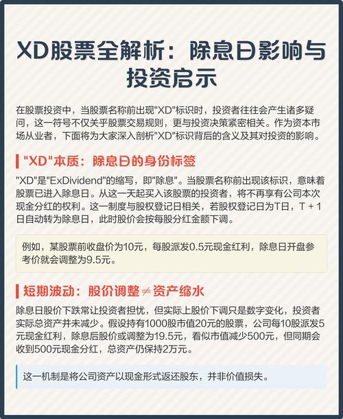 股票简称前加xd是什么意思_股票前边加xd是什么意思_xd股票含义解释