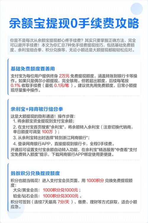 支付宝提现收费规则调整，余额宝转出是否免费受关注
