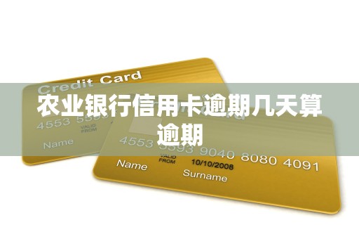 农业银行信用卡逾期几天算逾期