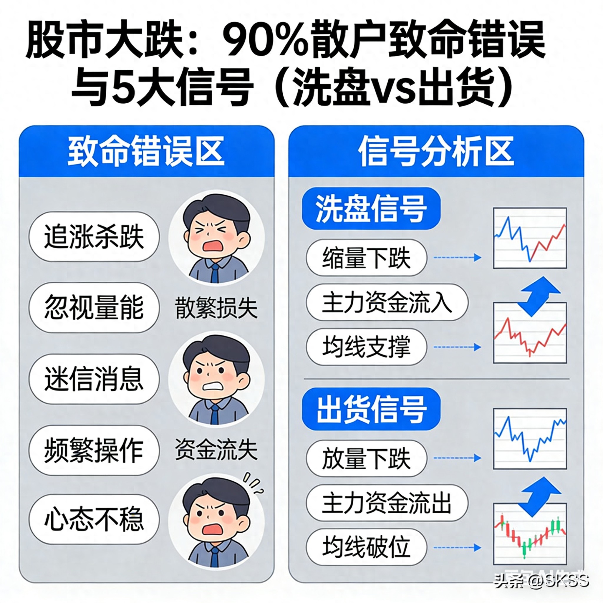 看懂这5个信号，分清主力洗盘还是出货，避开90%亏钱陷阱