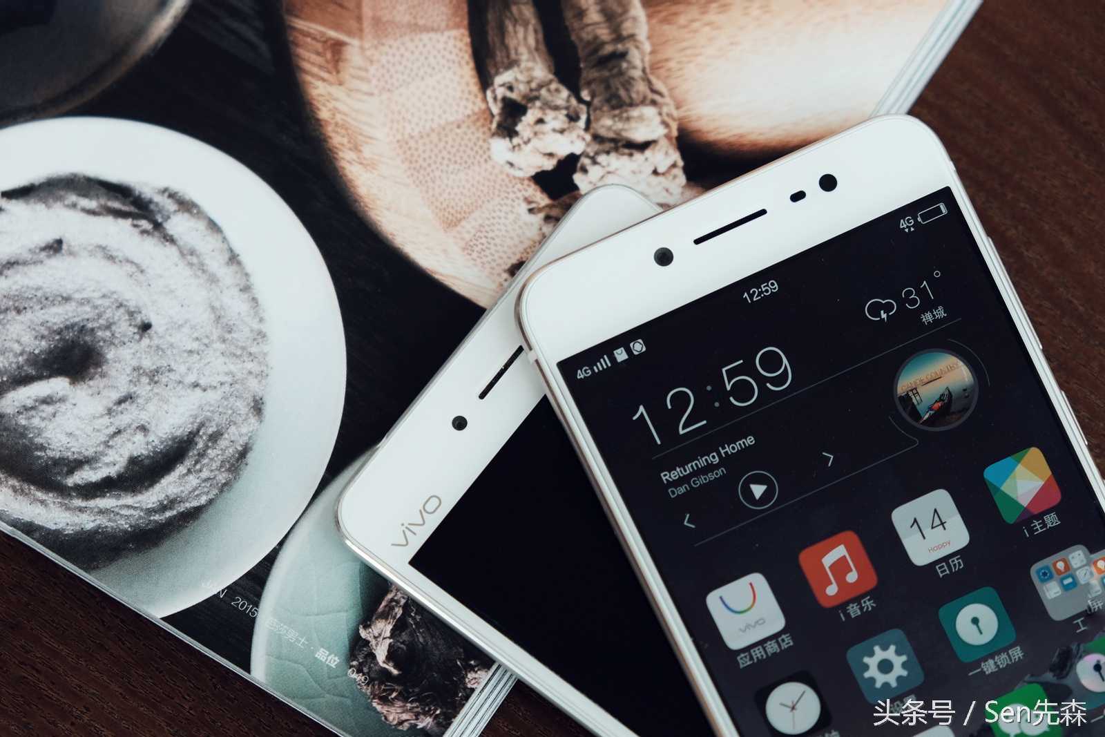 vivo X7前置指纹识别_vivox7的机身材质_vivo X7自拍评测